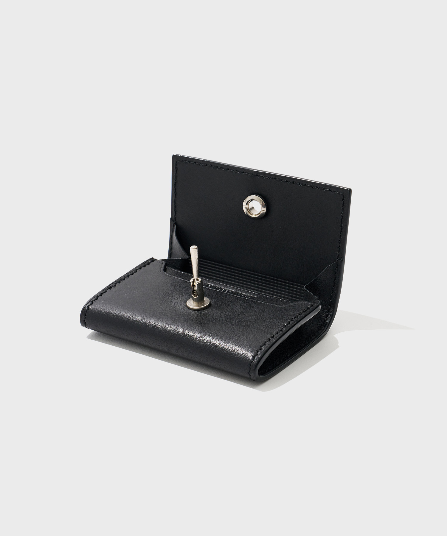 ALT Switch Coin &amp; Card Case Sheep Leather (Black)