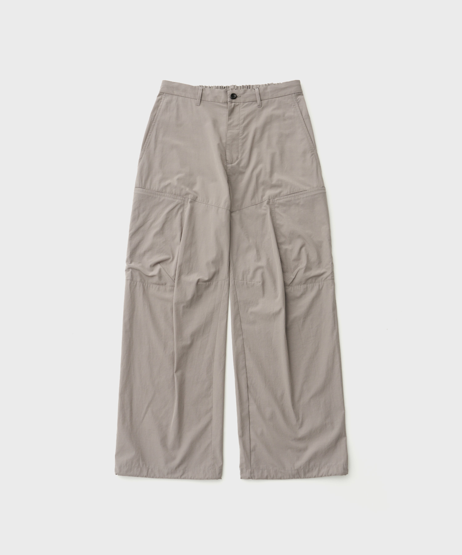 CO/NY Weather Cloth Wide Cargo Trousers (Khaki Grey)