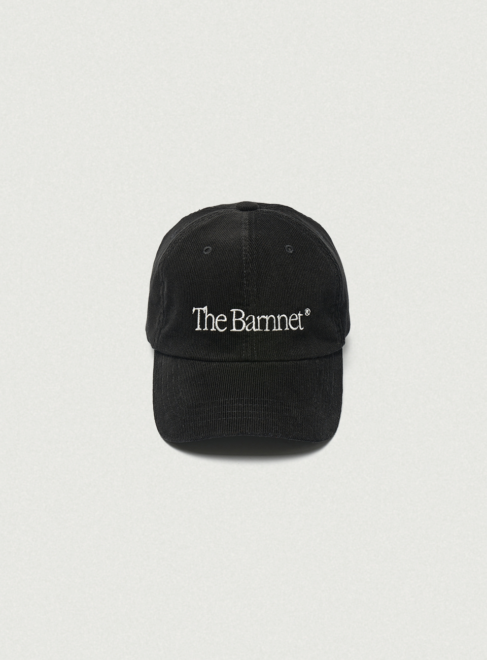 Black Corduroy Logo Ball Cap