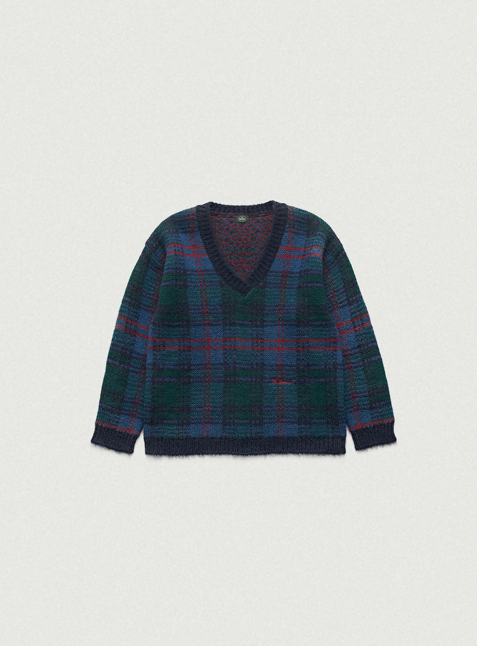 Carol Check Knit Sweater