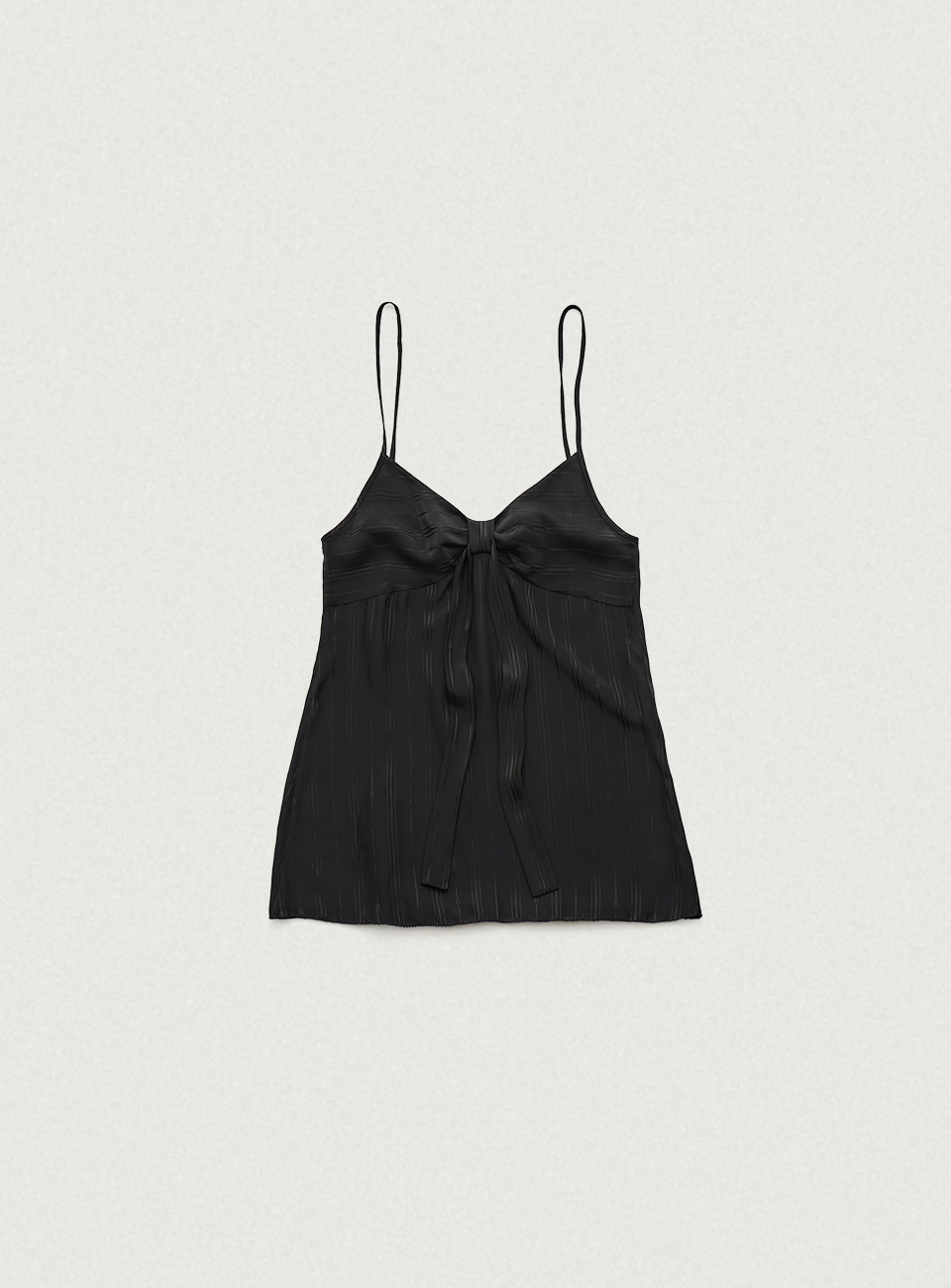 Black B Logo Jacquard Silk Bustier