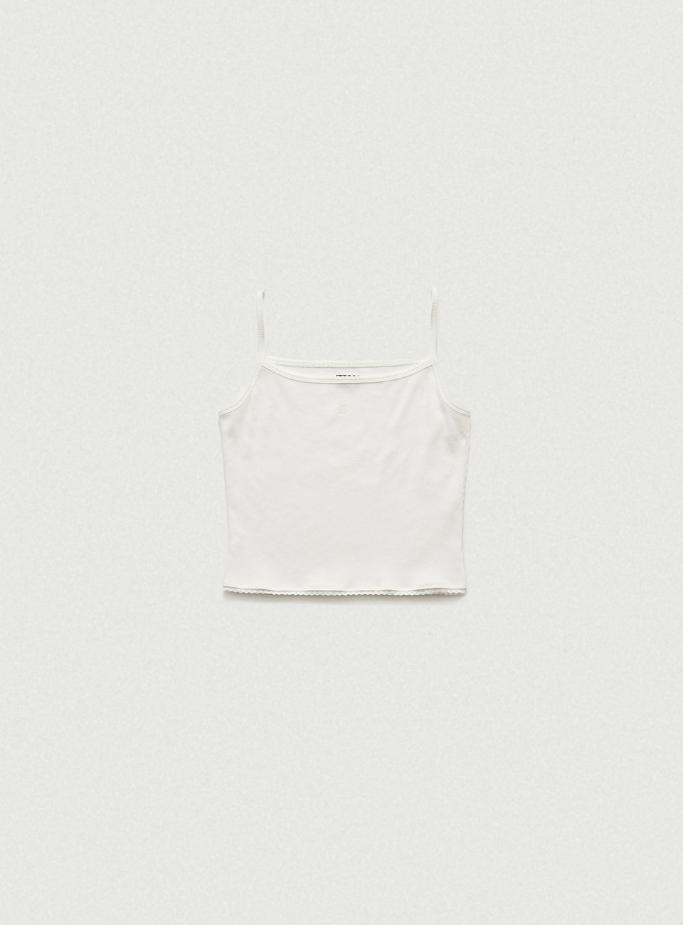 White B logo Strap Top