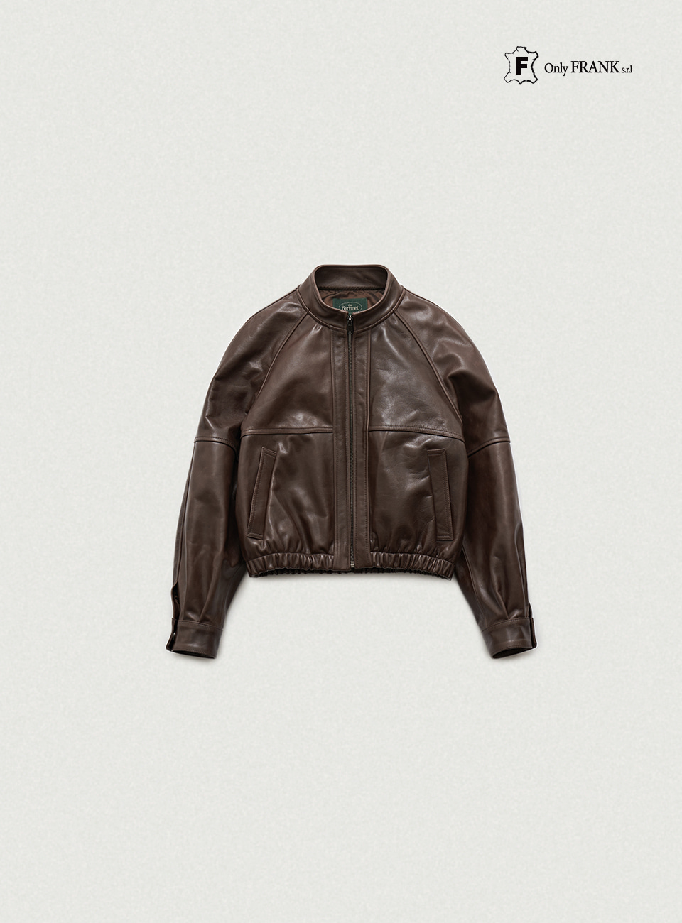 Women&#039;s Brown Granger Leather Blouson