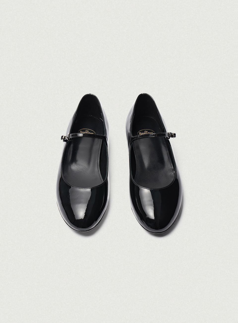 Black Glossy Mary Jane Flats