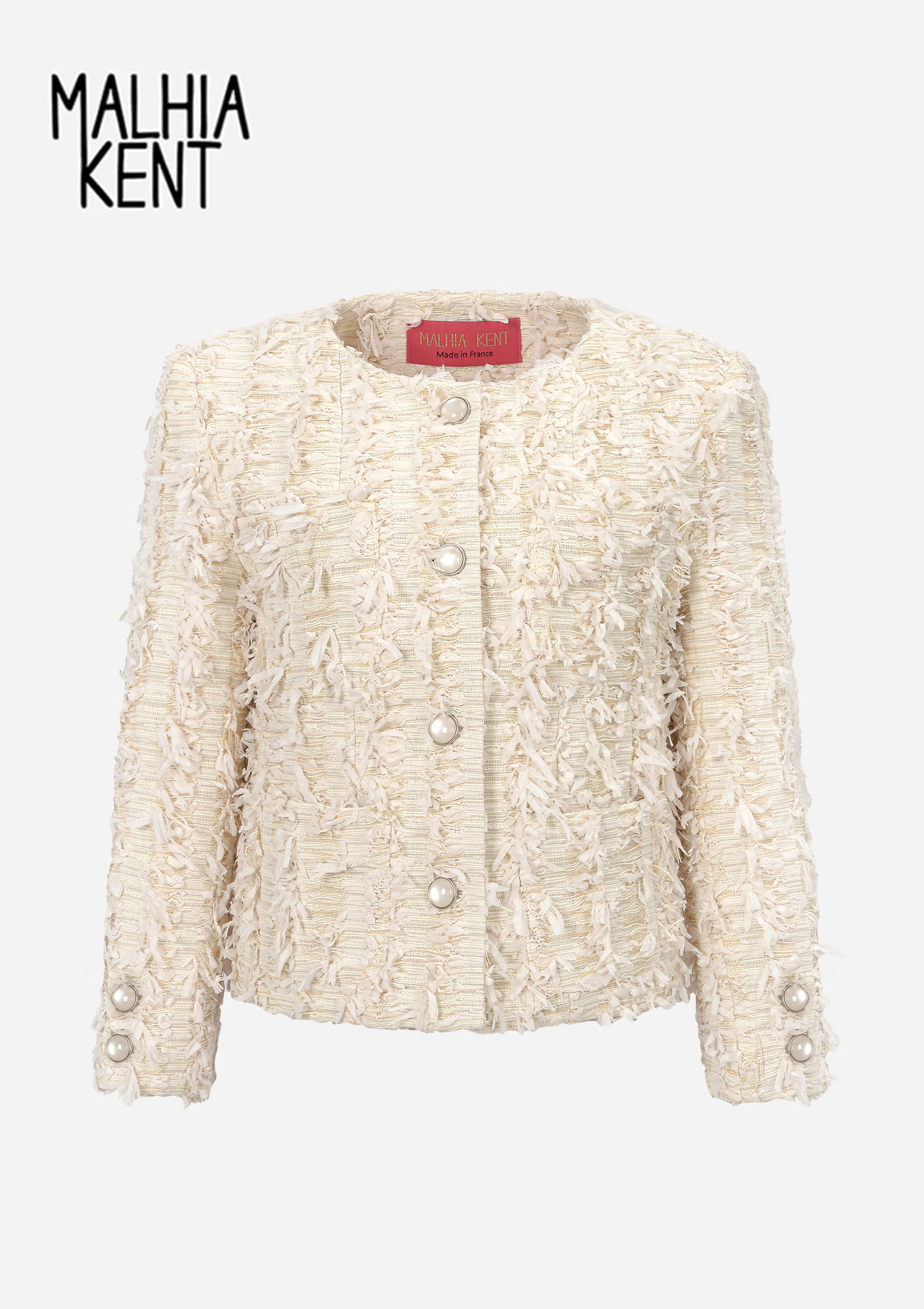 [EXCLUSIVE]  LAURENT tweed jacket (Fabric by MALHIA KENT)