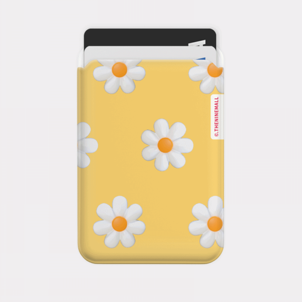marguerite flower pattern [맥세이프 카드슬롯]