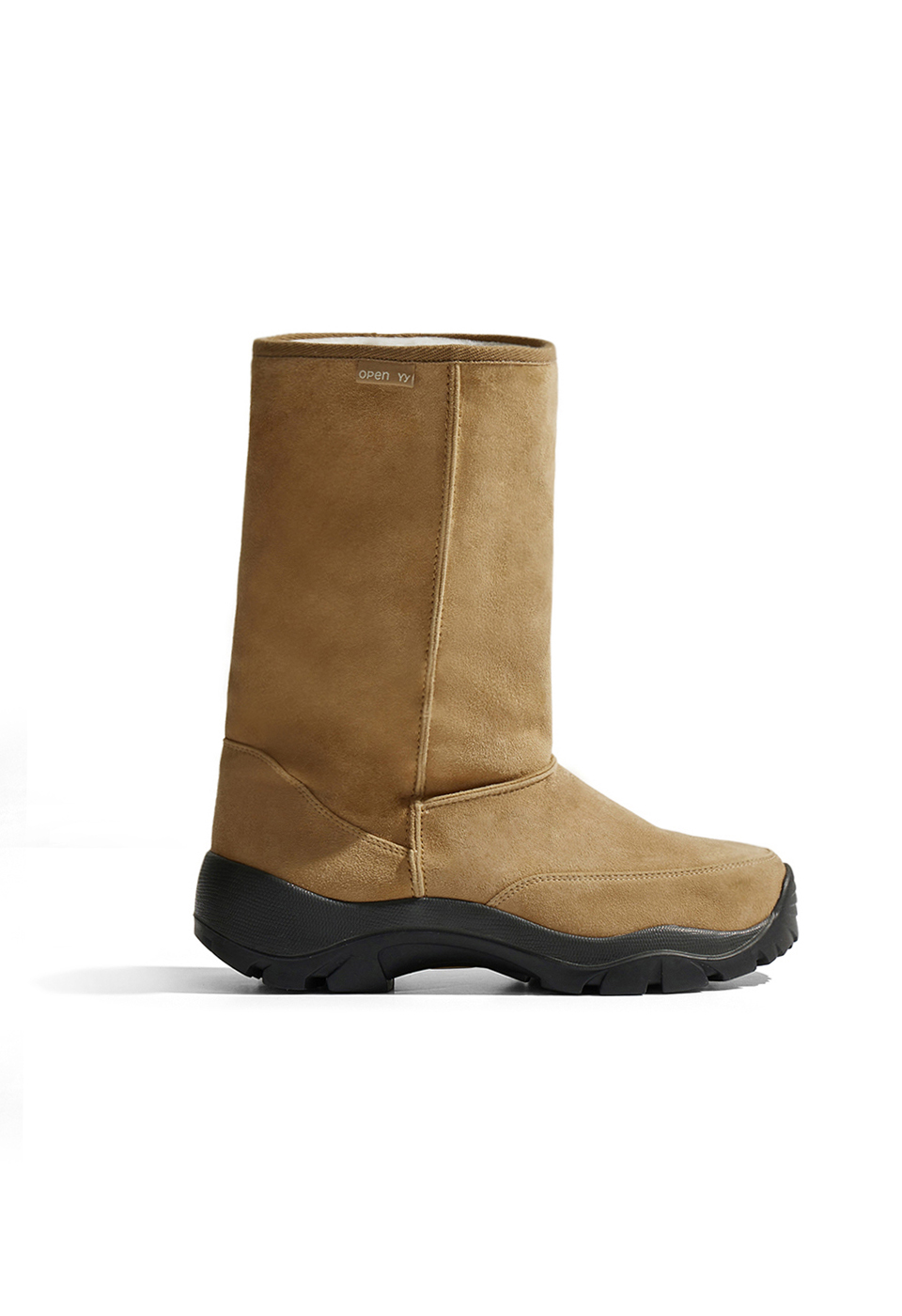 SUEDE MOUNTAIN BOOTS, BEIGE