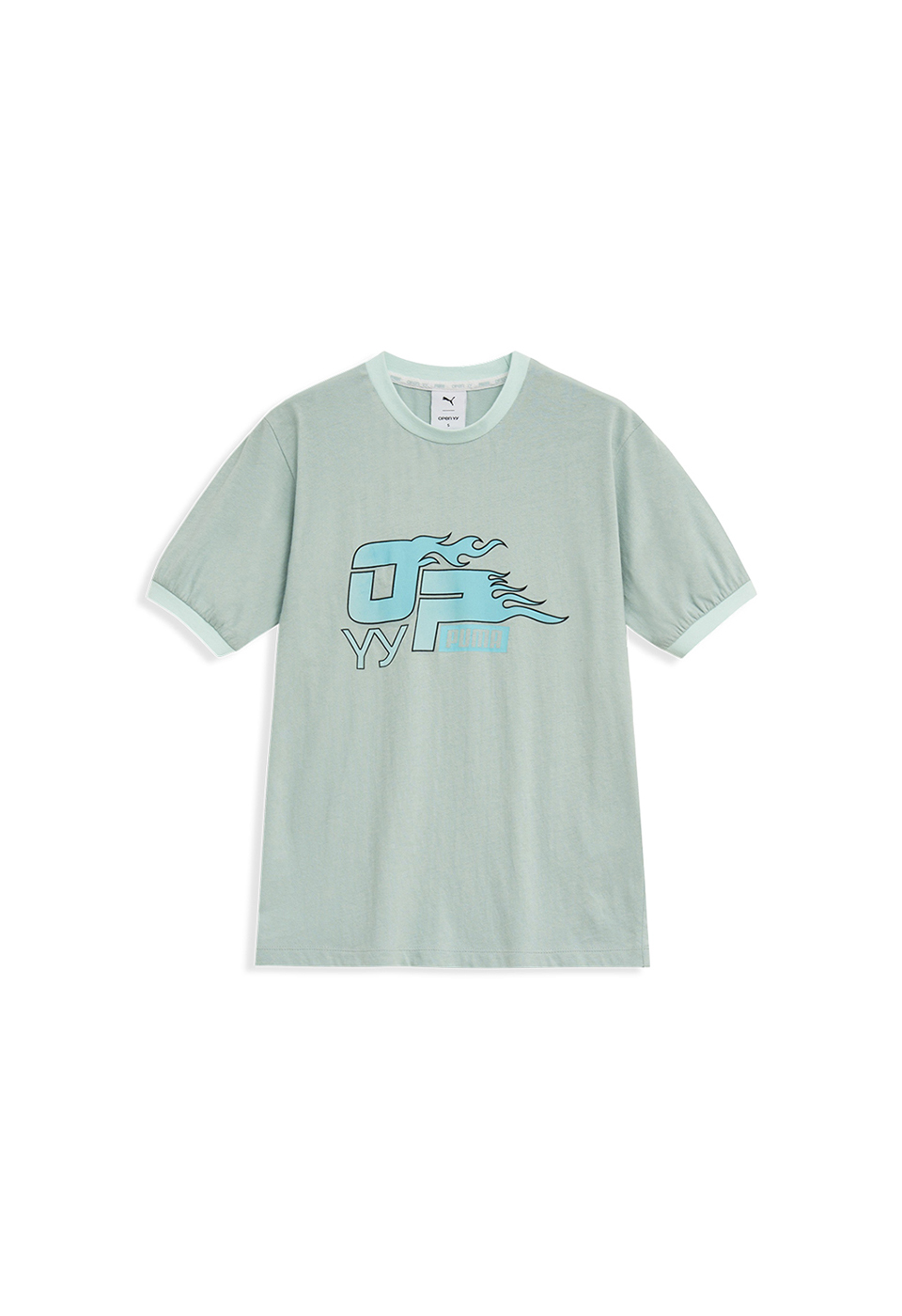 PUMA x OPEN YY BABY TEE, GREEN