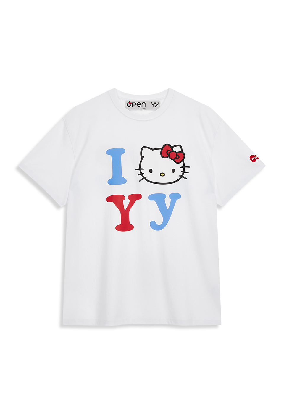 [6/7 DELIVERY] HELLO KITTY X YY T-SHIRT, WHITE
