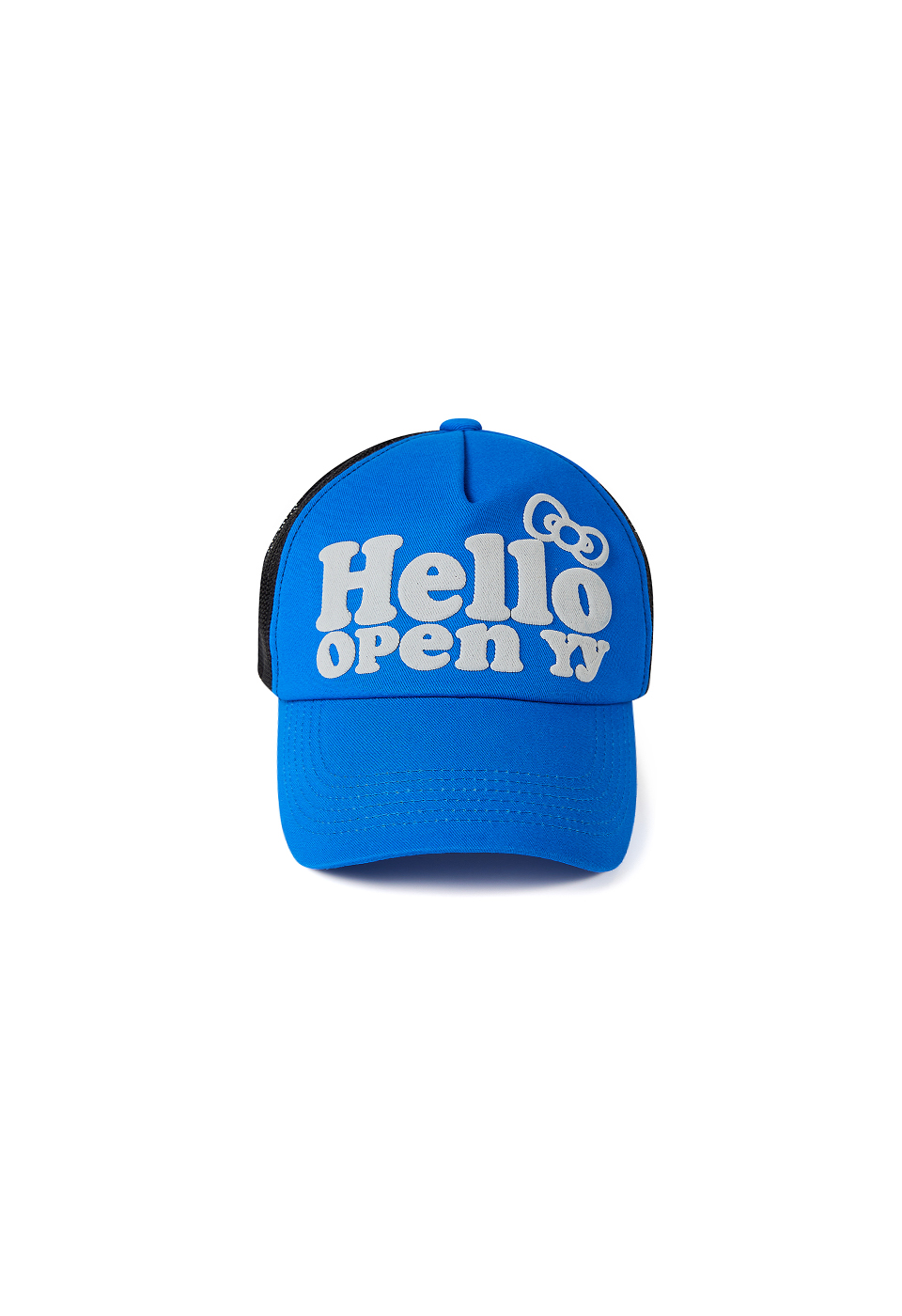 HELLO KITTY X YY HELLO TRUCKER CAP, BLUE