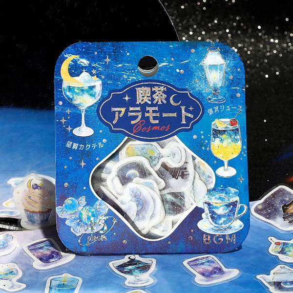 BGM 카페 아라모드 금박 조각 스티커 : 우주・심해의 별들샐러드마켓