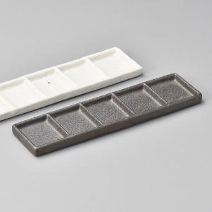 블랙 백자 접시 22.5×6×1.2㎝ /다용도접시,나눔접시, 일본그릇,  (9일배송)