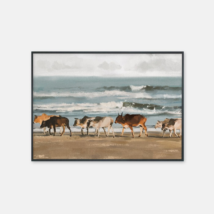 해변의 소들 포스터