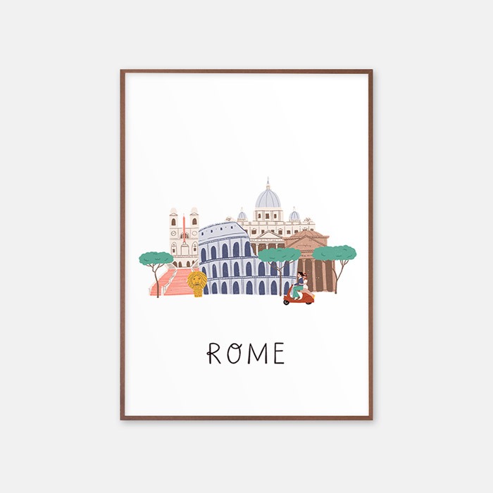 뚜누 마야 톰야노비치 작가 Rome 포스터