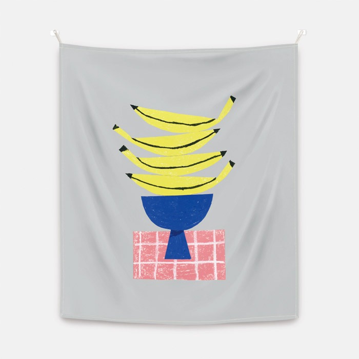 뚜누 프레데릭 마티 작가 Bananas 패브릭 포스터 대형