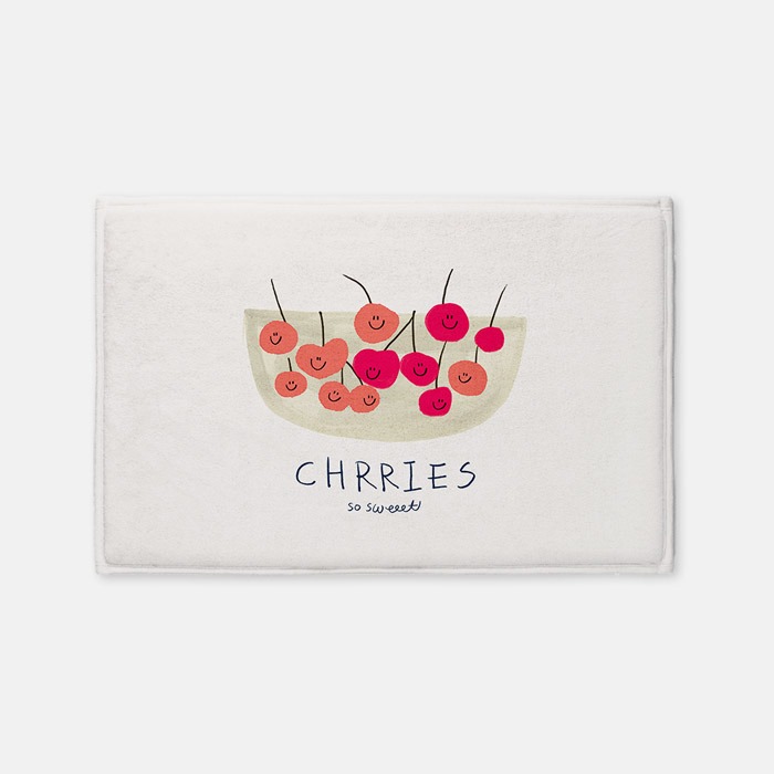 뚜누 차윤아트 작가 Cherries 발매트