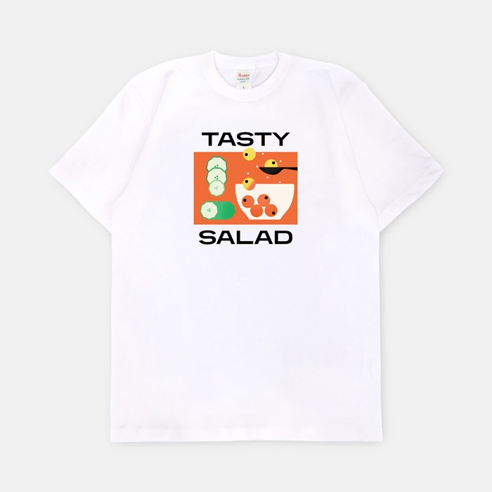 뚜누 김진주 작가 Tasty salad 반팔티셔츠