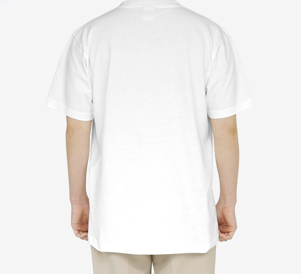 반팔 티셔츠 모델 착용 이미지-S14L9