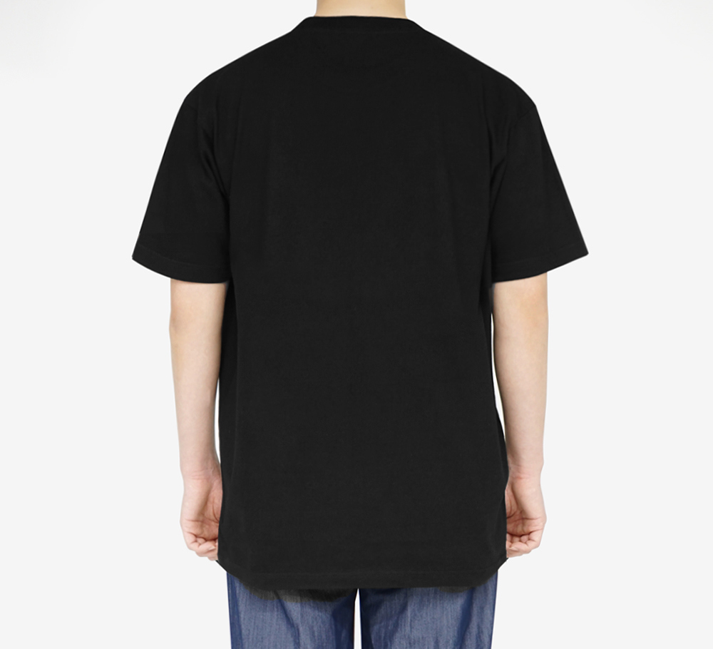 반팔 티셔츠 모델 착용 이미지-S14L9