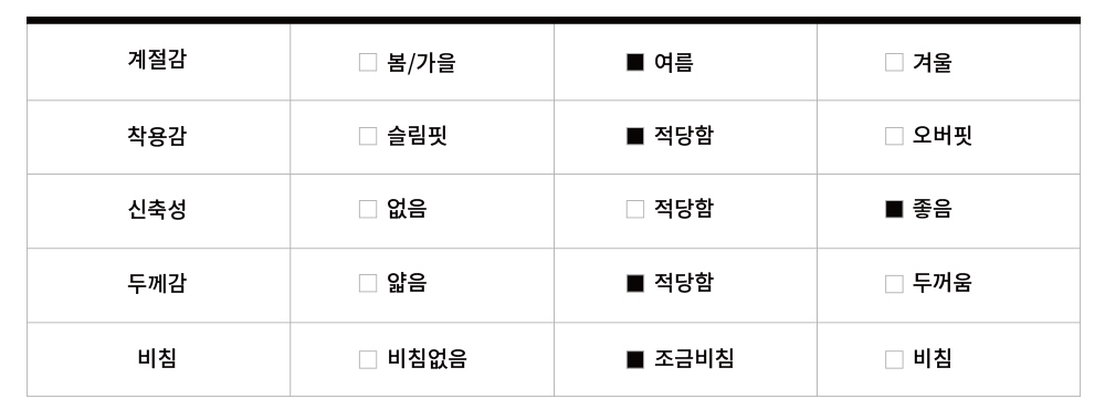 반팔 티셔츠 -S41L25