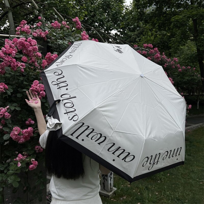 3단 자동우산 로즈 튼튼한 접이식 우산 양우산 단우산