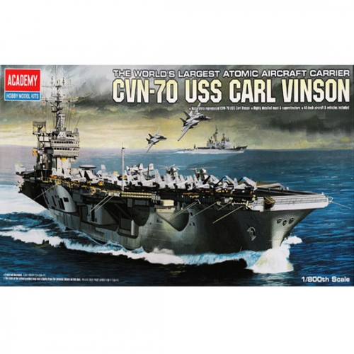 [BAC00114] CVN-70 칼빈슨 1/800 미해군항공모함 아카데미과학
