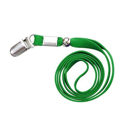 밴드링더블 클립형 명찰목걸이줄 (초록) 10개입 1세트 (2362)