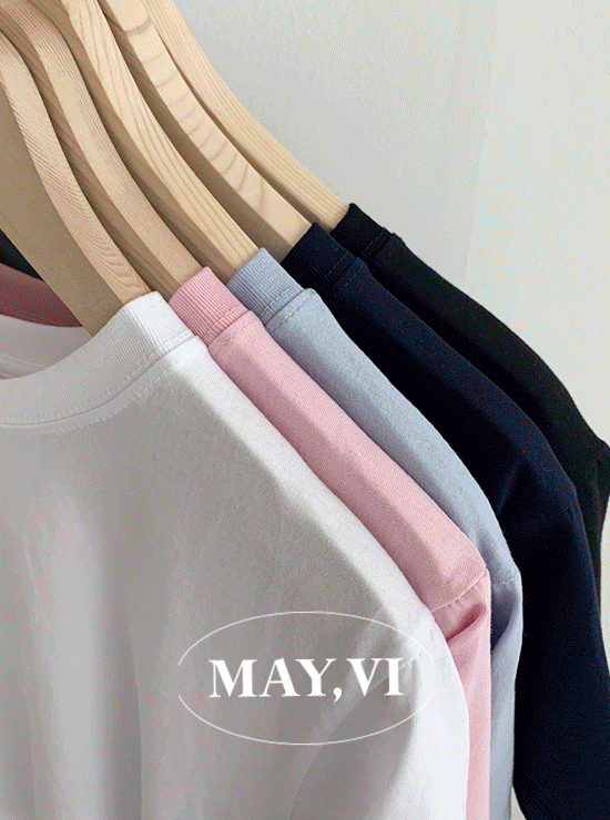 [Mayvi/오늘출발] Nil&#039;s 크롭 티셔츠 (5 color)