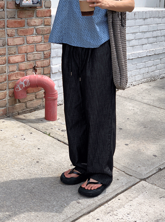 팜파 밴딩 pants (2 color)