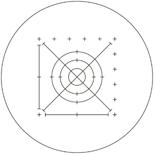 Steel Grain Size Test Scale (Cutting Method)