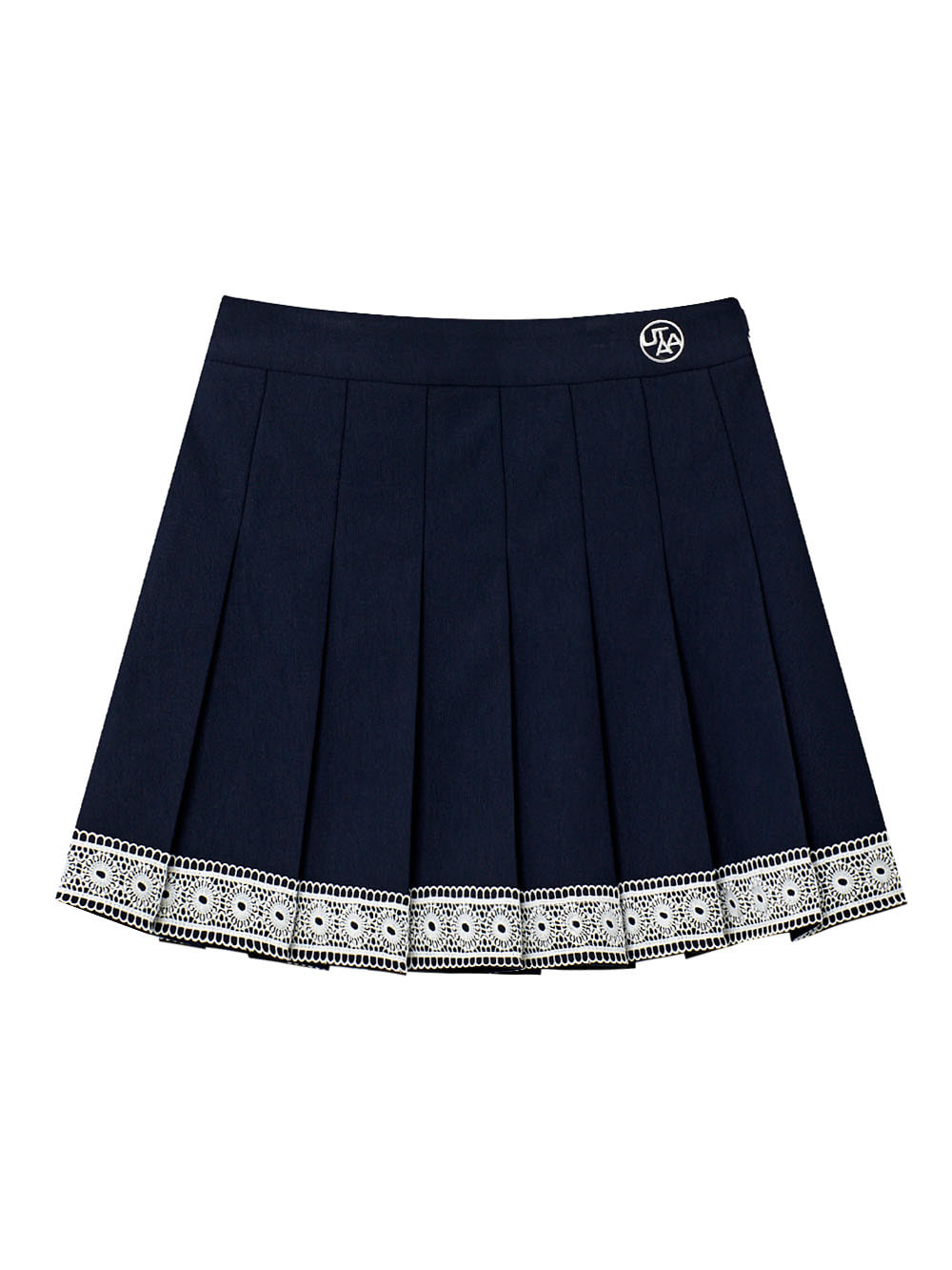UTAA Notredame Lace Flare Skirt : Navy (UC1SKF200NA)