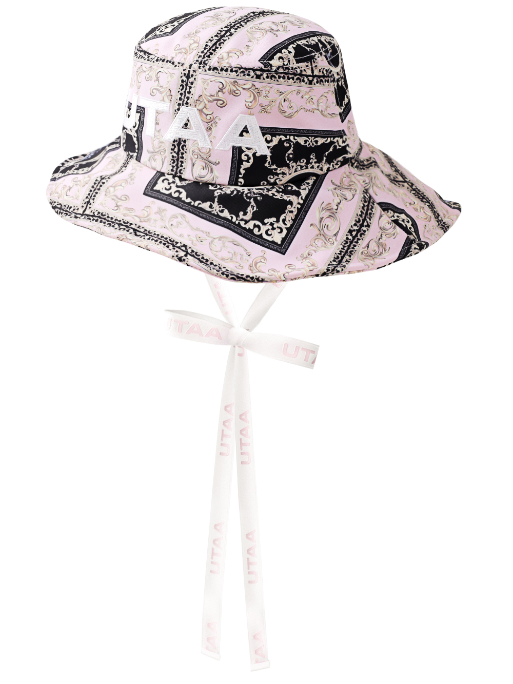 UTAA Color Pearl Baroque Bucket Hat : Women&#039;s Light Pink (UD0GCF309LP)