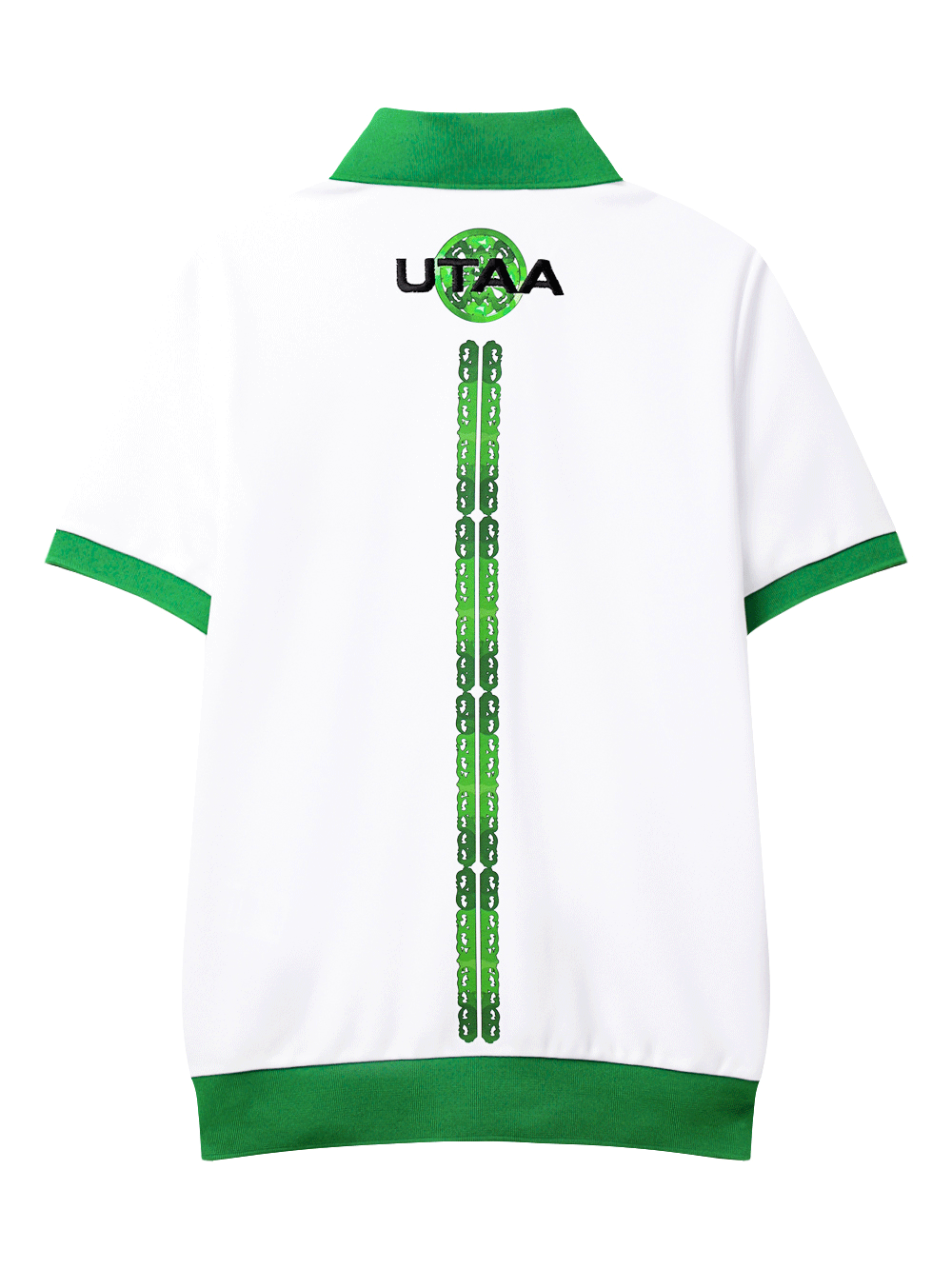 UTAA Sequence Baroque Graphic PK T-shirt : Women&#039;s Green (UD2TSF495GN)