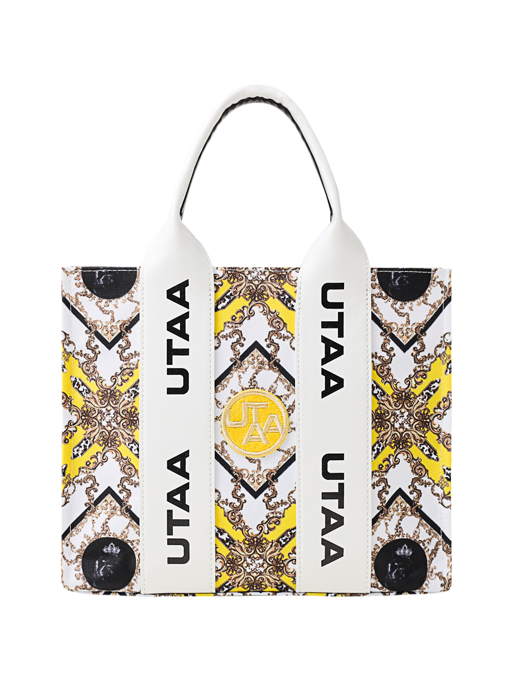 UTAA APEX Chain Baroque Tote Bag : Yellow (UD0GAU494YE)