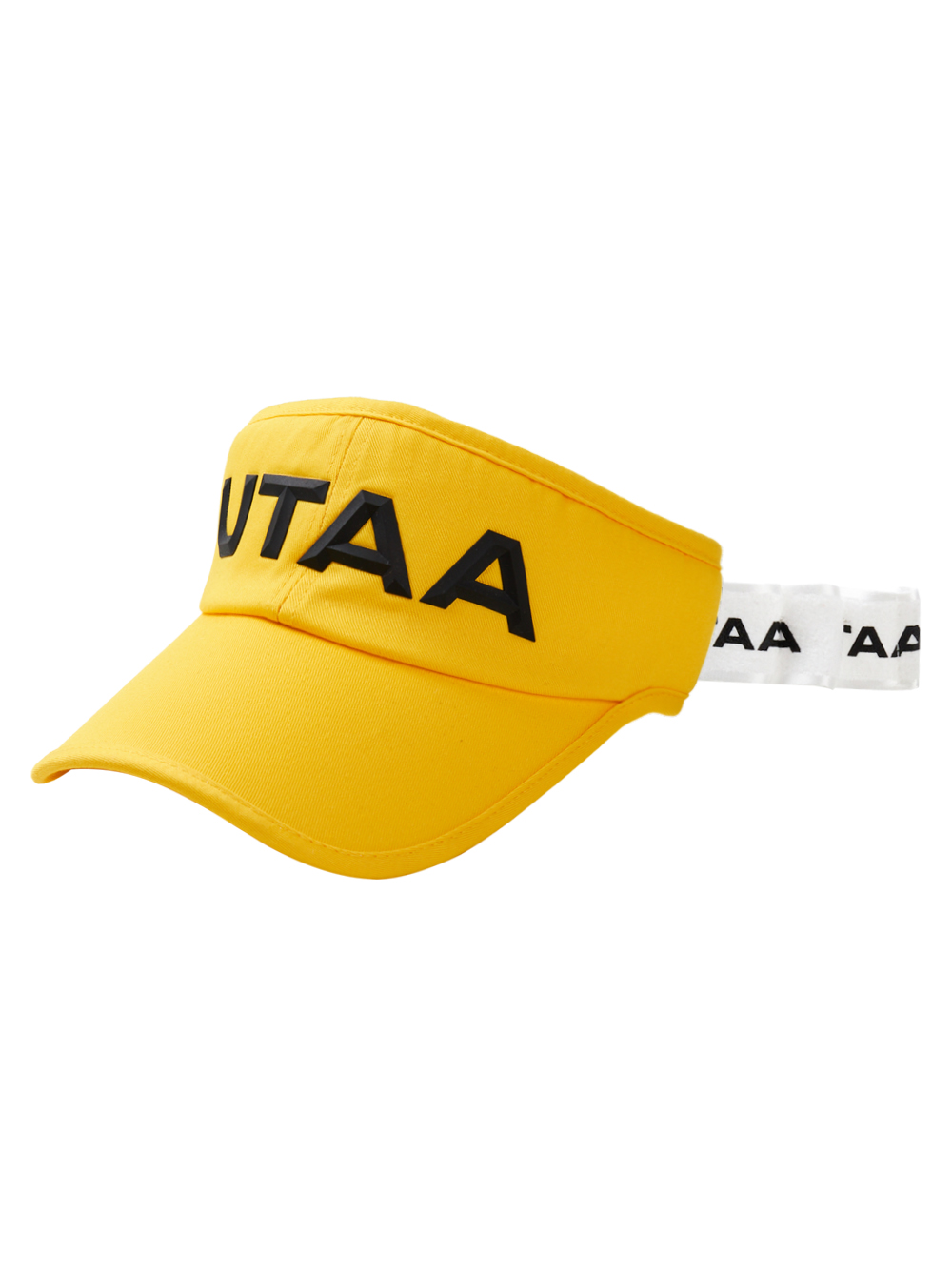UTAA Figure Logo Sun Visor : Women&#039;s Yellow (UC0GCF140YE)