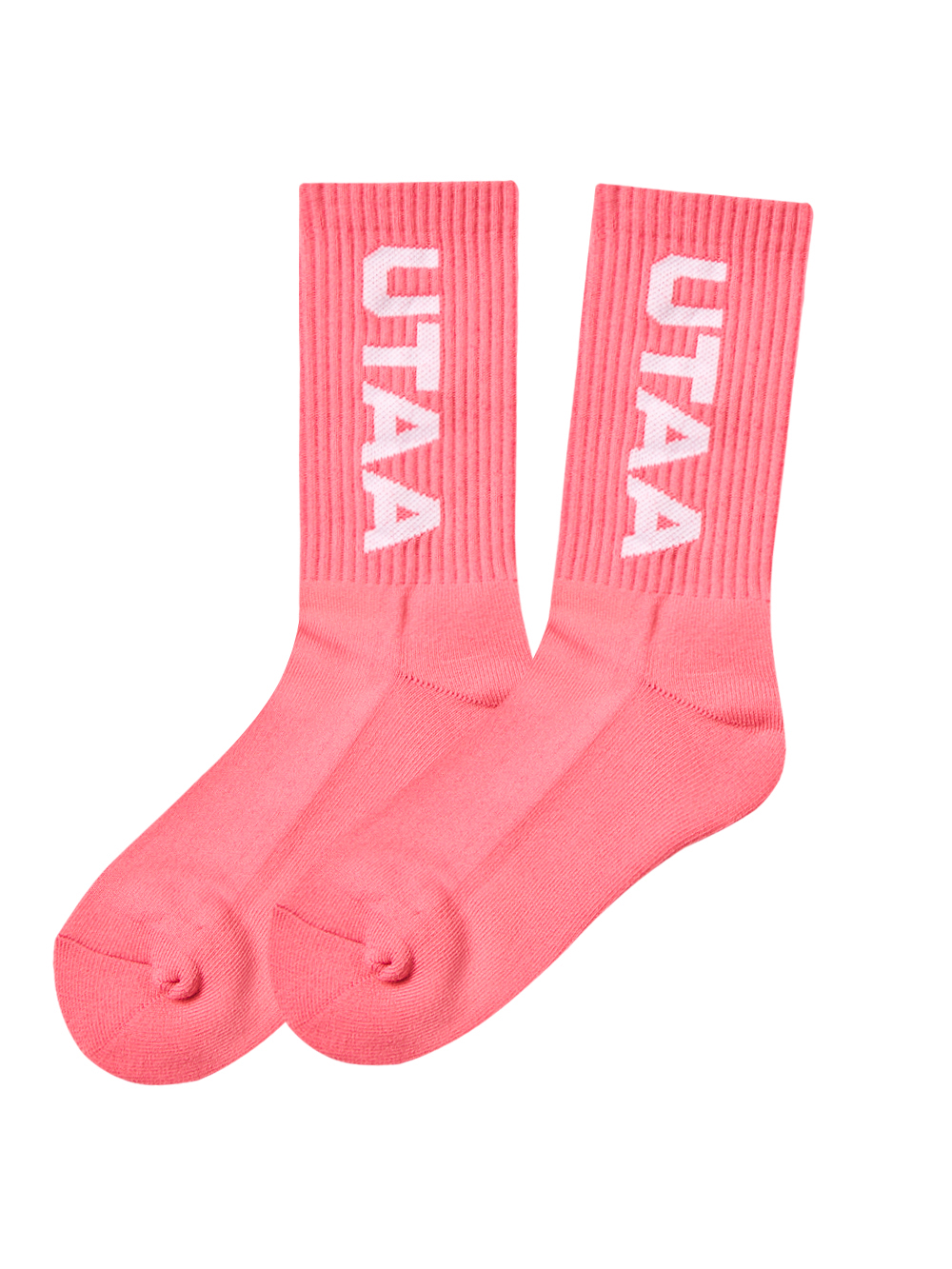 UTAA Logo Glow Color Socks : Women&#039;s Light Pink (UC0GSF140LP)