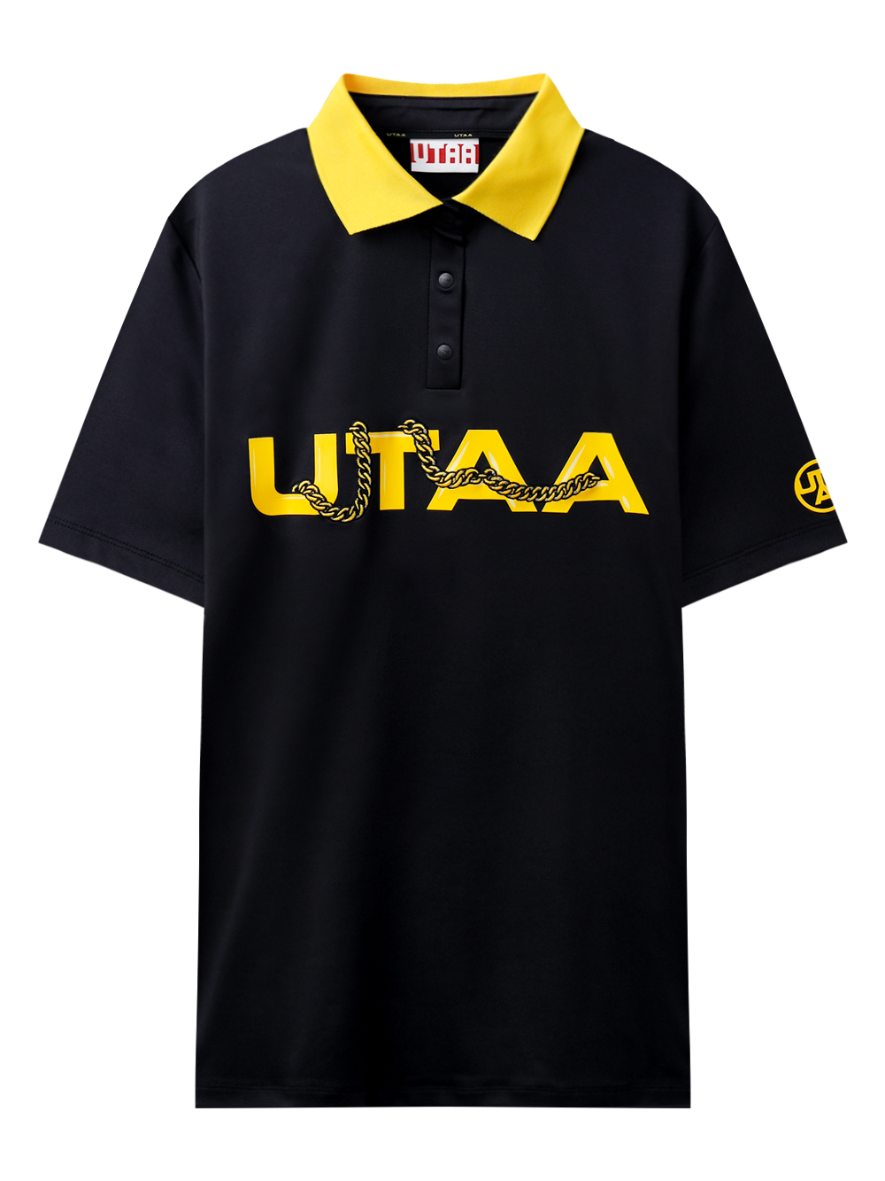 UTAA Helix String PK T-shirt : Men&#039;s Black (UD2TSM272BK)