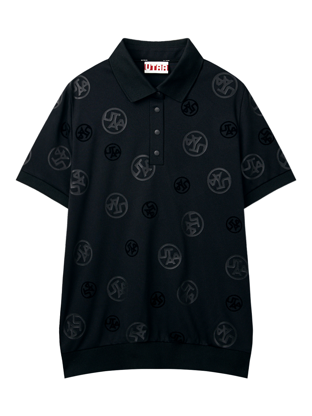 UTAA Logo Bubble PK T-shirt : Women&#039;s Black (UD2TSF295BK)