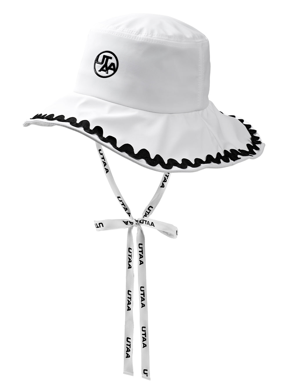UTAA Tilde Wave Bucket Hat : White (UD0GCF260WH)