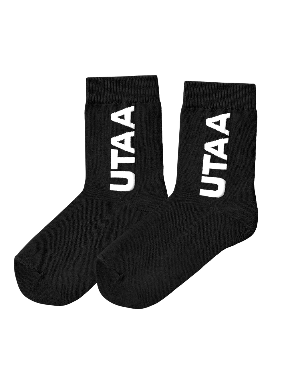 UTAA Logo Socks : Black (UB0GSF152BK)