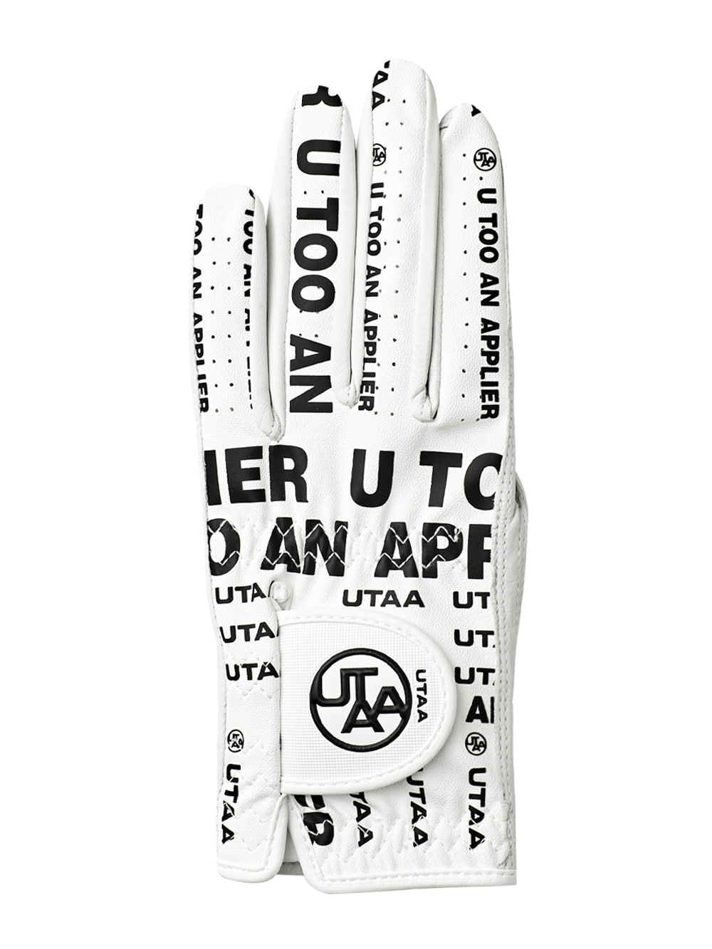 UTAA Traffic Messenger Sheepskin Golf Glove : Men&#039;s White(UC0GVM651WH)