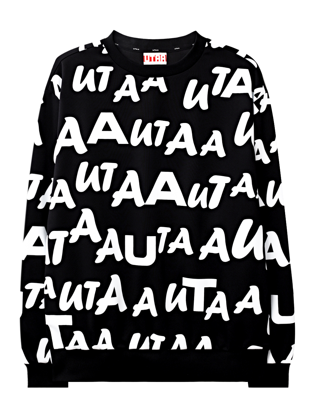 UTAA Calli Wave Logo MTM : Men&#039;s Black (UD1TMU328BK)