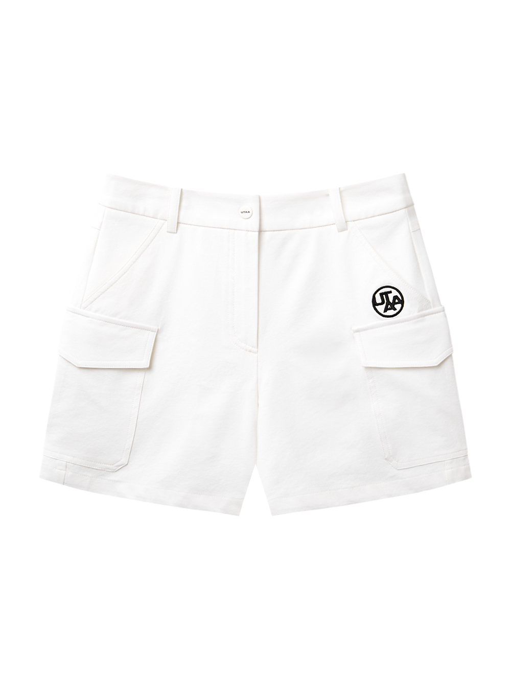 UTAA Lane Pocket Classic Short Pants : Women&#039;s White (UD2PSF172WH)