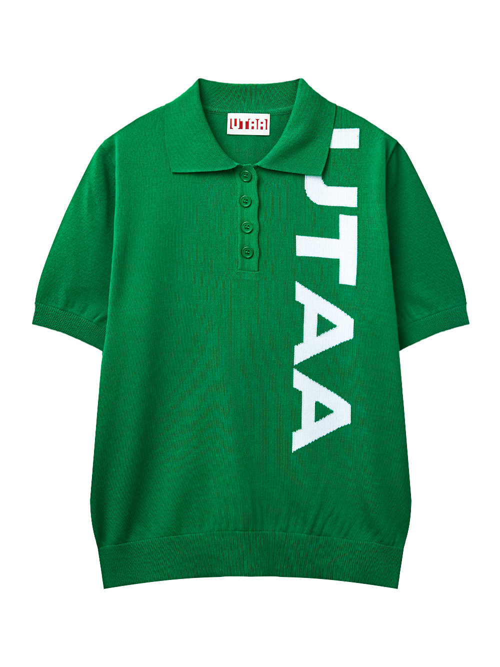 UTAA Arcade Bold Logo PK Knit : Women&#039;s Green (UD2KTF291GN)