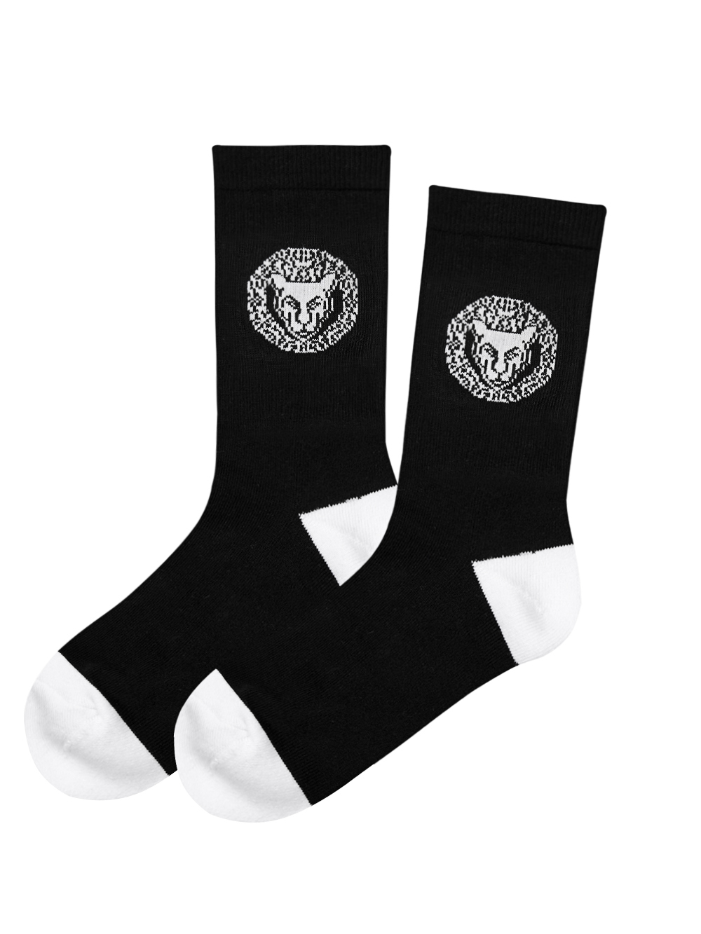 UTAA Scudo Ring Panther Mono Socks : Men&#039;s Black (UD0GSM169BK)