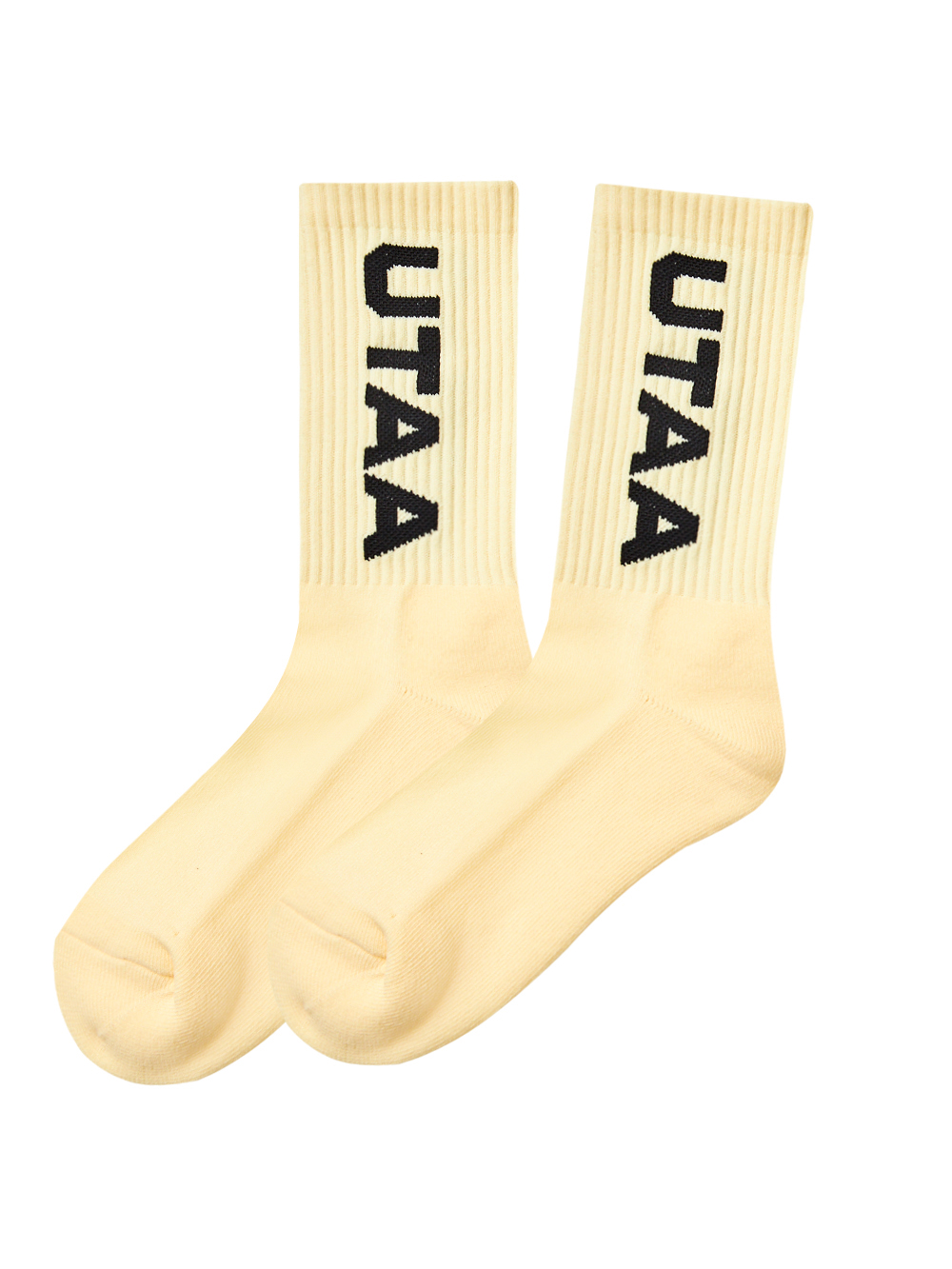 UTAA Logo Glow Color Socks : Women&#039;s Ivory (UC0GSF140IV)