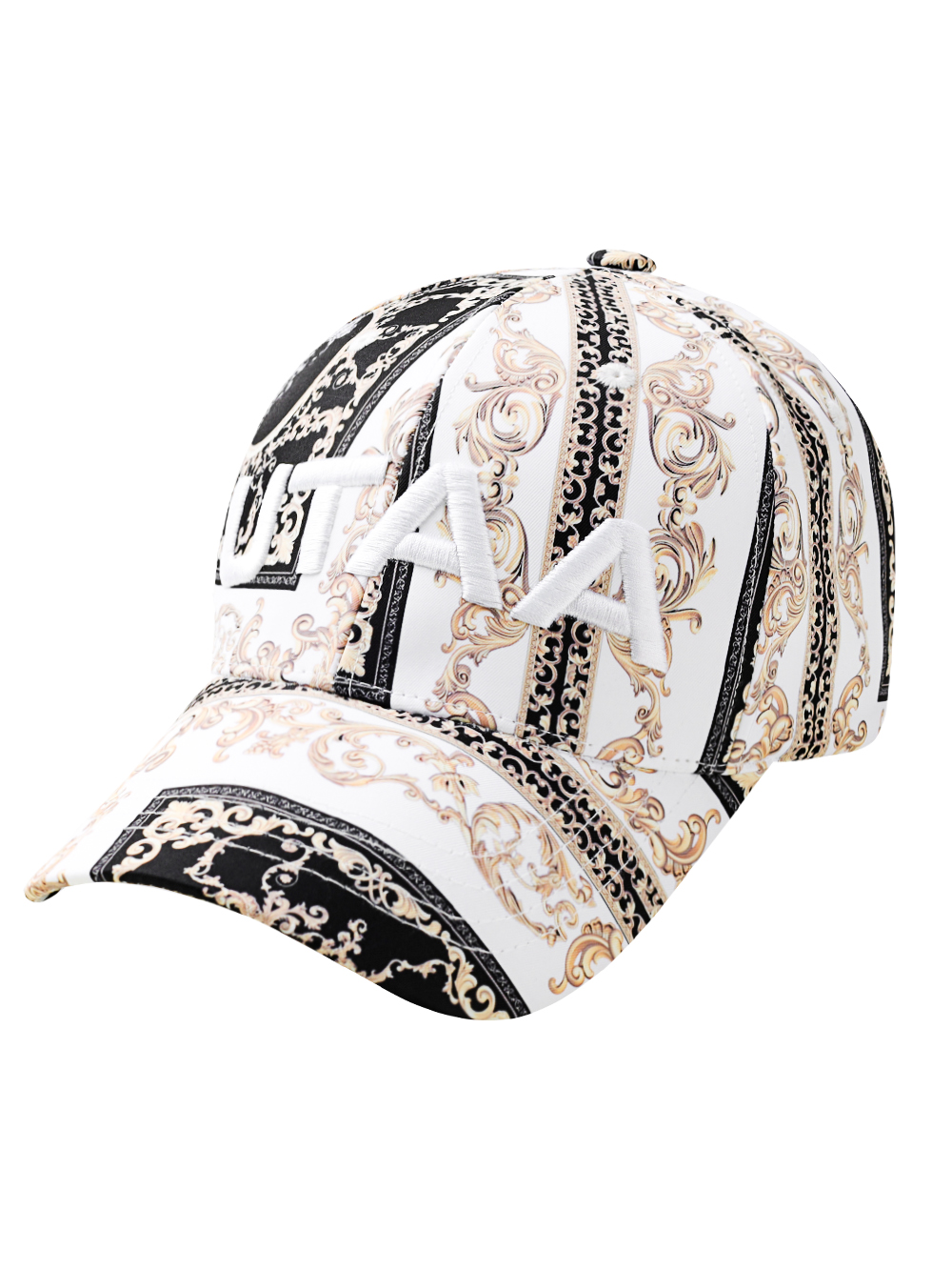 UTAA Color Pearl Baroque Cap : Women&#039;s White (UD0GCF308WH)