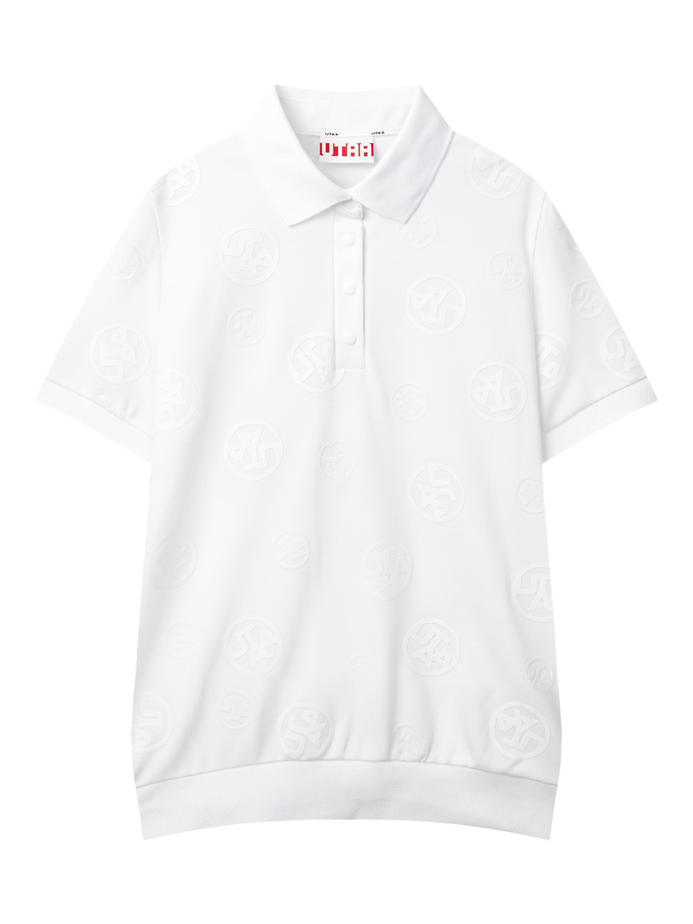 UTAA Logo Bubble PK T-shirt : Women&#039;s White (UD2TSF295WH)