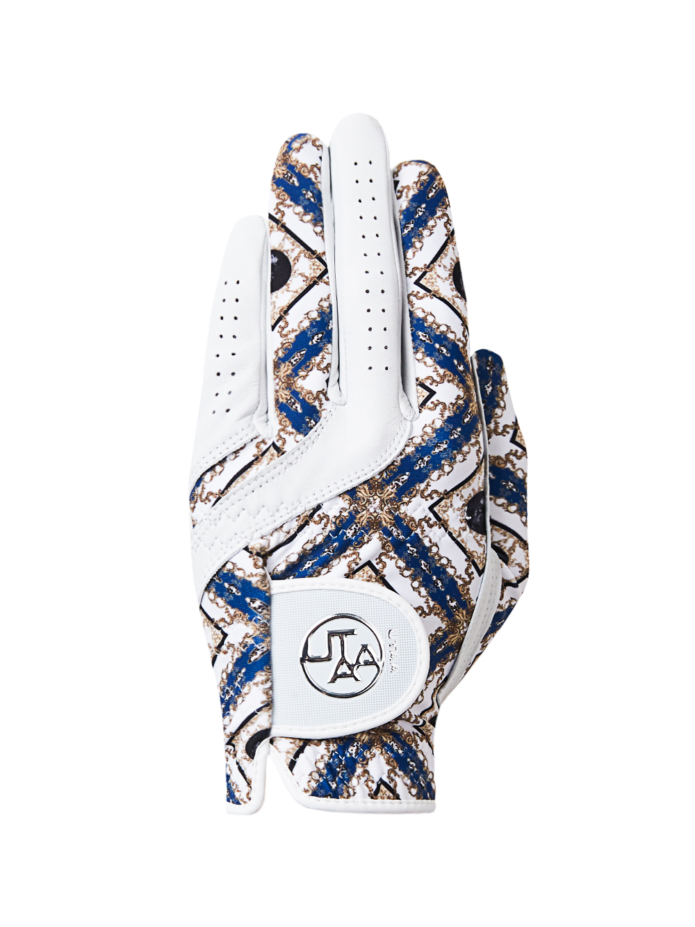 UTAA APEX Chain Baroque Golf Glove : Men&#039;s Blue (UD0GVM493BL)