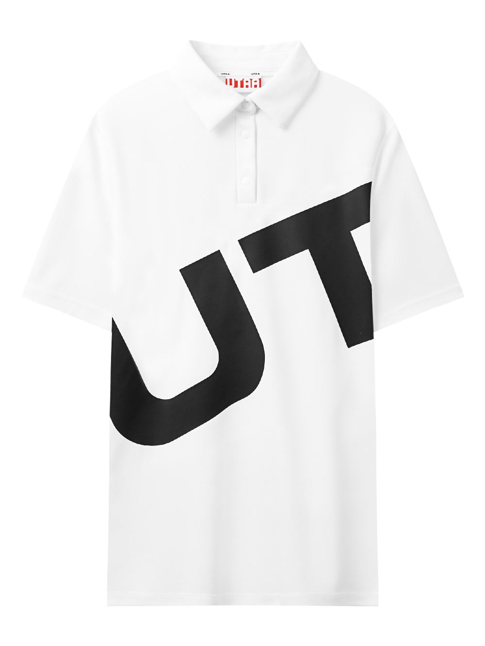 UTAA Mont Bulk Logo PK T-shirt : Men&#039;s White (UD2TSM281WH)